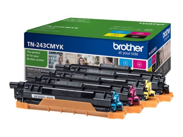 TN243CMYK Brother TN243CMYK Value Pack - confezione da 4 - nero, giallo, ciano, magenta - origi... - immagine 4