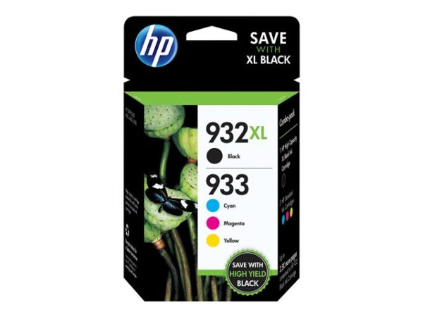 6ZC71AE HP 932/933 Combo Pack - confezione da 4 - nero, giallo, ciano, magenta - originale - ca... - immagine 3