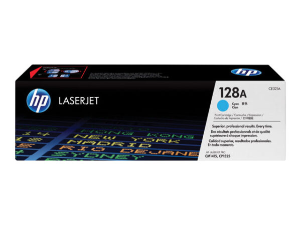 CE321A HP 128A - ciano - originale - LaserJet - cartuccia toner (CE321A) - immagine 2