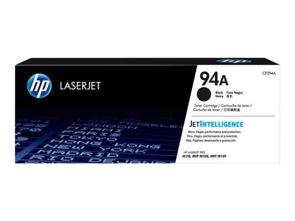 CF294A HP 94A - nero - originale - LaserJet - cartuccia toner (CF294A) - immagine 2