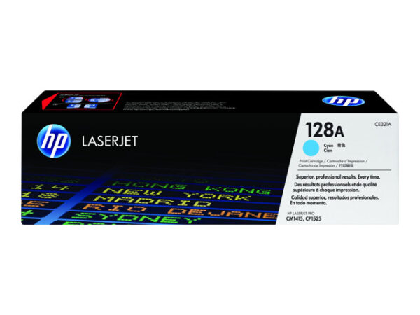 CE321A HP 128A - ciano - originale - LaserJet - cartuccia toner (CE321A) - immagine 3