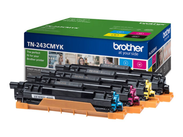 TN243CMYK Brother TN243CMYK Value Pack - confezione da 4 - nero, giallo, ciano, magenta - origi... - immagine 5