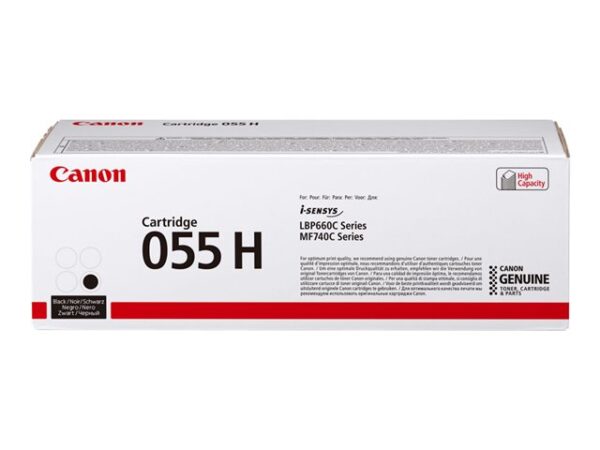 3020C002 Canon 055 H - alta capacità - nero - originale - cartuccia toner
