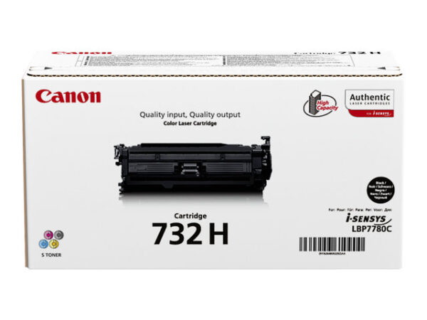 6264B002 Canon 732 BK H - alta capacità - nero - originale - cartuccia toner