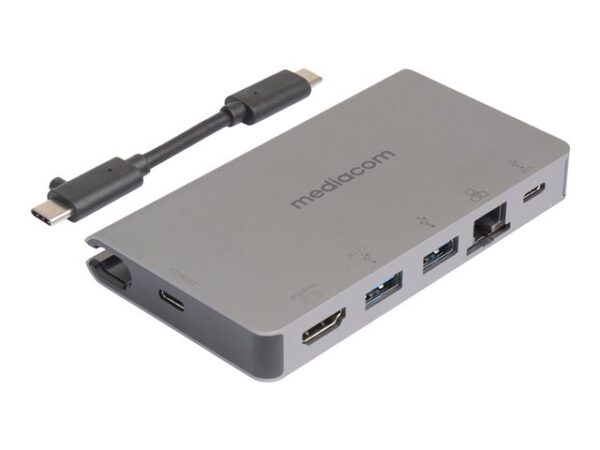 MD-C315 MEDIACOM MD-C315 - docking station - USB-C 3.1 - HDMI - GigE