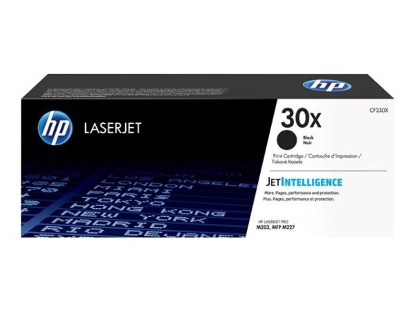 CF230X HP 30X - nero - originale - LaserJet - cartuccia toner (CF230X)