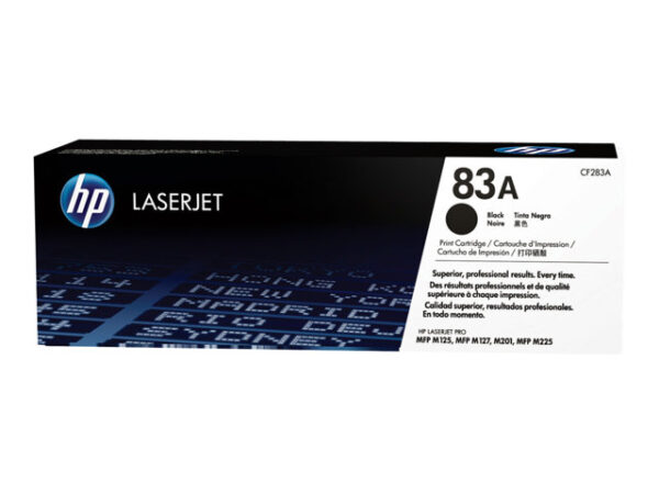 CF283A HP 83A - nero - originale - LaserJet - cartuccia toner (CF283A)