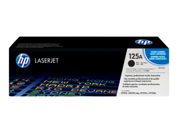 CB540A HP 125A - nero - originale - LaserJet - cartuccia toner (CB540A)