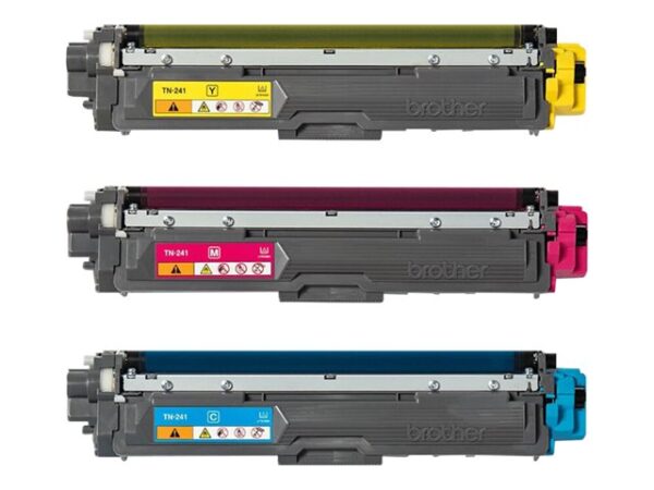 TN241CMY Brother TN241CMY - confezione da 3 - giallo, ciano, magenta - originale - cartuccia to...
