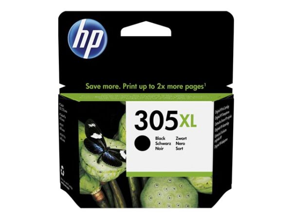 3YM62AE HP 305XL - Alta resa - pigmento nero - originale - cartuccia d'inchiostro
