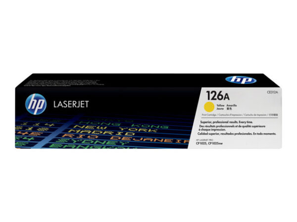 CE312A HP 126A - giallo - originale - LaserJet - cartuccia toner (CE312A)