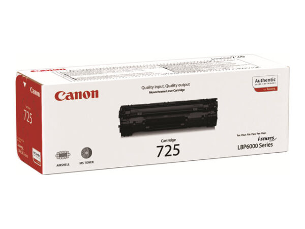 3484B002 Canon CRG-725 - nero - originale - cartuccia toner - immagine 2