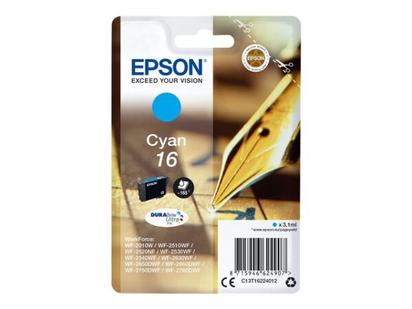 C13T16224012 Epson 16 - ciano - originale - cartuccia d'inchiostro - immagine 2