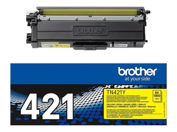 TN421Y Brother TN421Y - giallo - originale - cartuccia toner - immagine 4