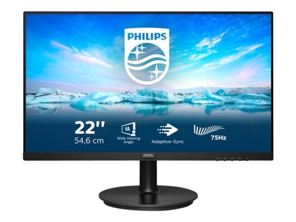 221V8LD/00 Philips V-line 221V8LD - monitor a LED - Full HD (1080p) - 22" - immagine 2