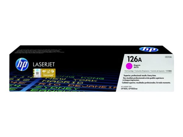 CE313A HP 126A - magenta - originale - LaserJet - cartuccia toner (CE313A) - immagine 2