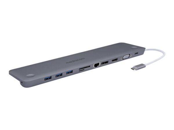 MD-C322 MEDIACOM MD-C322 - docking station - USB-C 3.1 - VGA, HDMI, DP - GigE