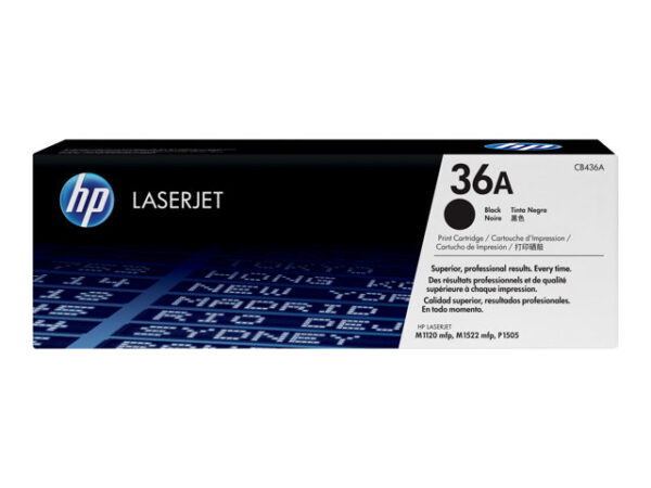 CB436A HP 36A - nero - originale - LaserJet - cartuccia toner (CB436A) - immagine 2