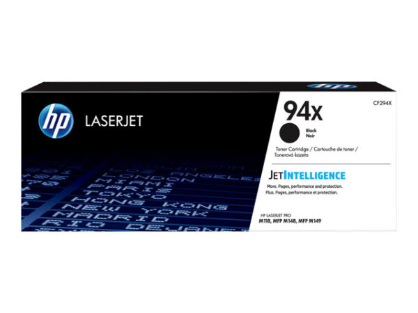 CF294X HP 94X - nero - originale - LaserJet - cartuccia toner (CF294X) - immagine 2