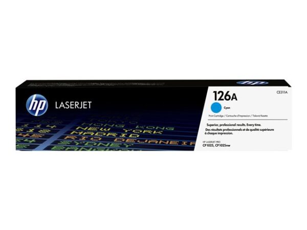 CE311A HP 126A - ciano - originale - LaserJet - cartuccia toner (CE311A) - immagine 4